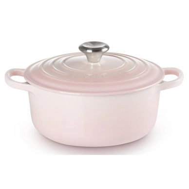 LE CREUSET ピンク ×ホワイト 20cm LE CREUSET ピンク ×ホワイト 20cm LE CREUSET ピンク ×ホワイト 20cm